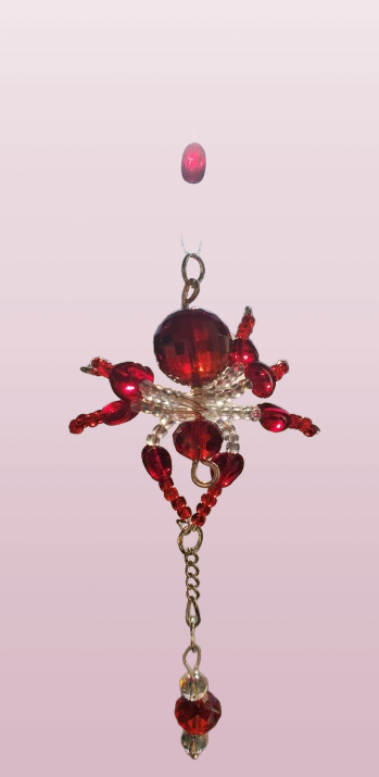 Red Crystal Suncatcher